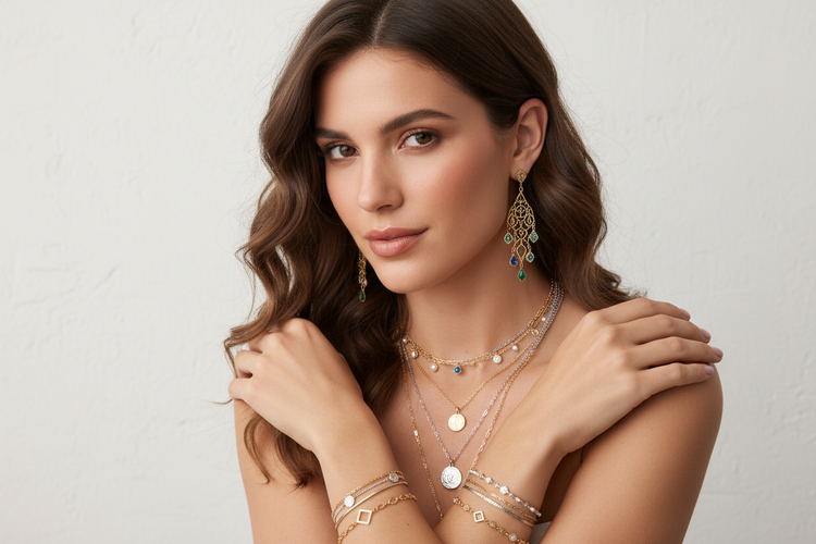 young women and jewelry