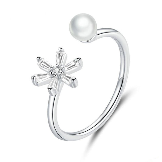 Anillo de rama de árbol en plata de ley 925