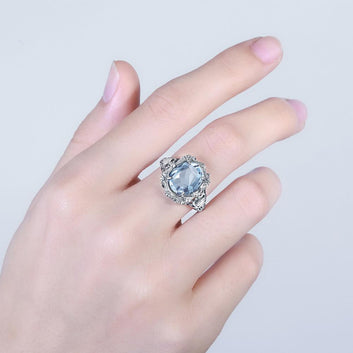 Real 925 Sterling Silver Kpop Ring