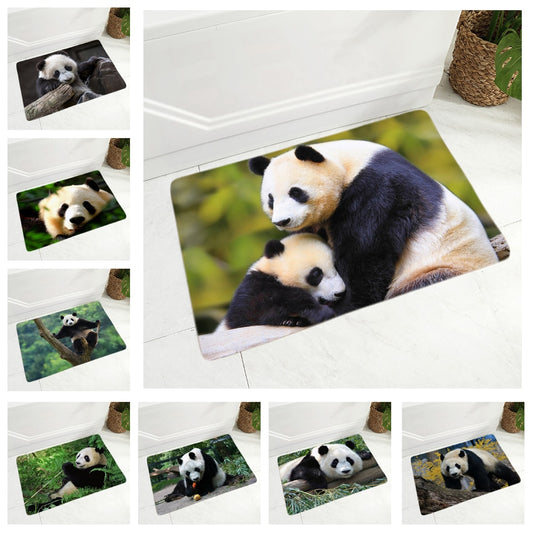 Paillasson panda mignon, décoration de sol animal