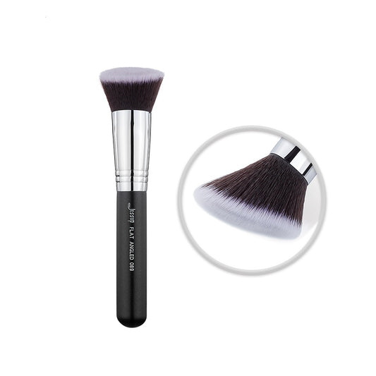 Pincel de maquillaje Belleza Herramienta cosmética Plano Ángulo Difuminado Líquido Cabello sintético