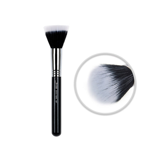 Brocha de maquillaje Brocha para base de maquillaje para rostro Polvos Doble Fibra