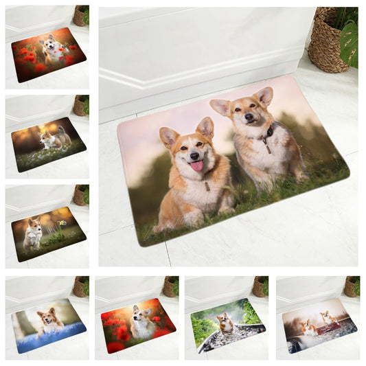 Felpudo con diseño de perro Pembroke Corgi galés