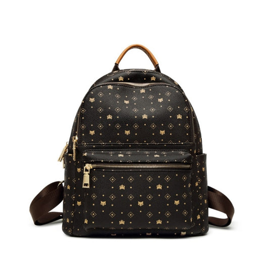 PVC Printing Fashion Ladies Travel Backpack