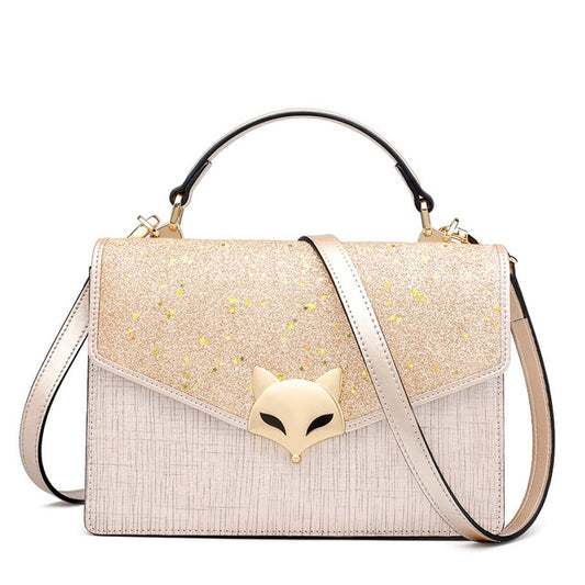 Split Leather Handbag For Women