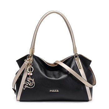Genuine Leather Lady Bling Large Capacity Handbag