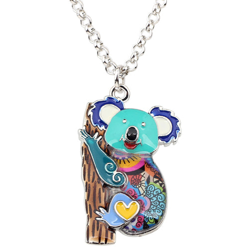 Statement Zinc Alloy Australia Koala Bear Choker Necklace